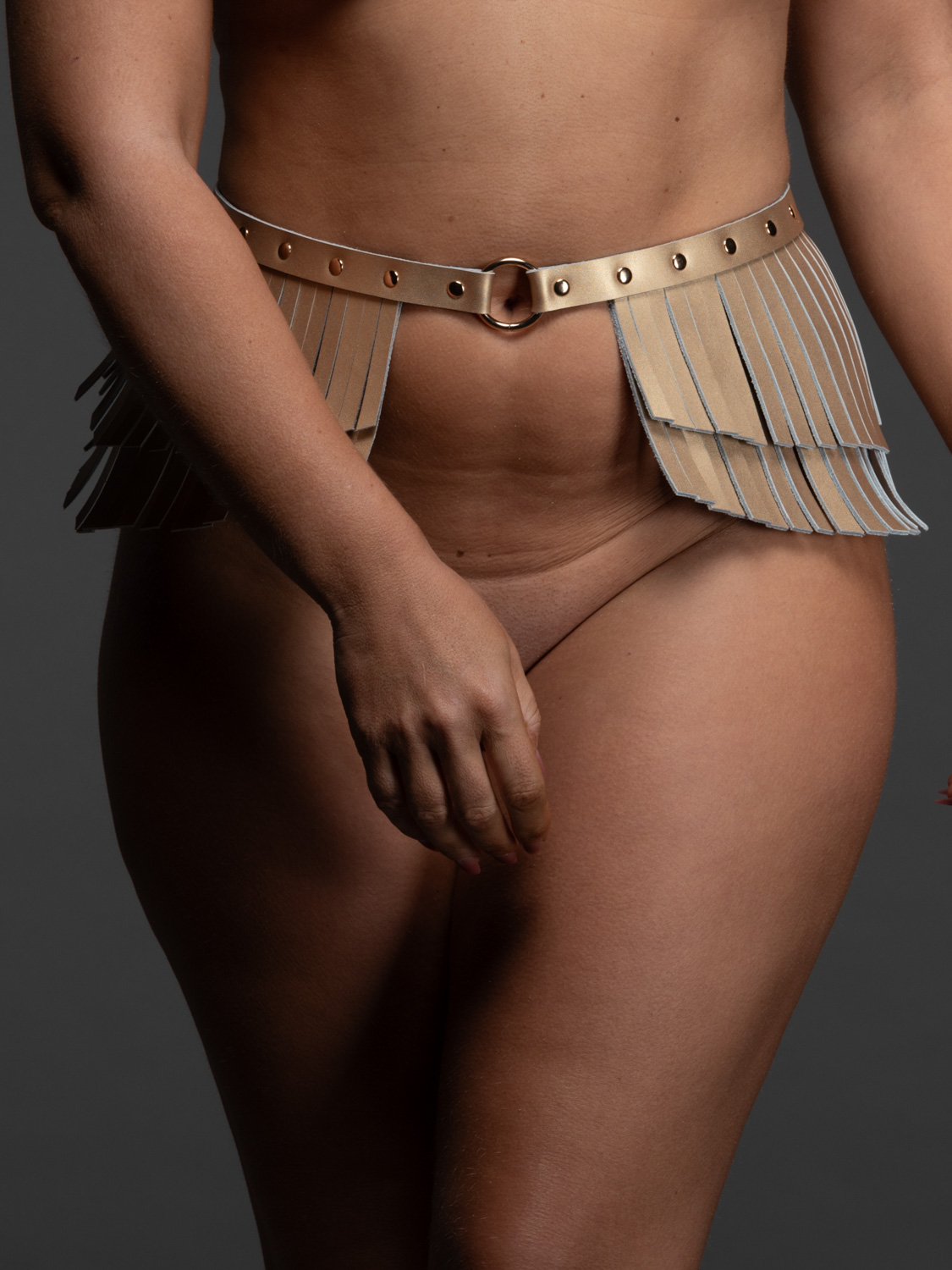 Fringe Rokje Goud