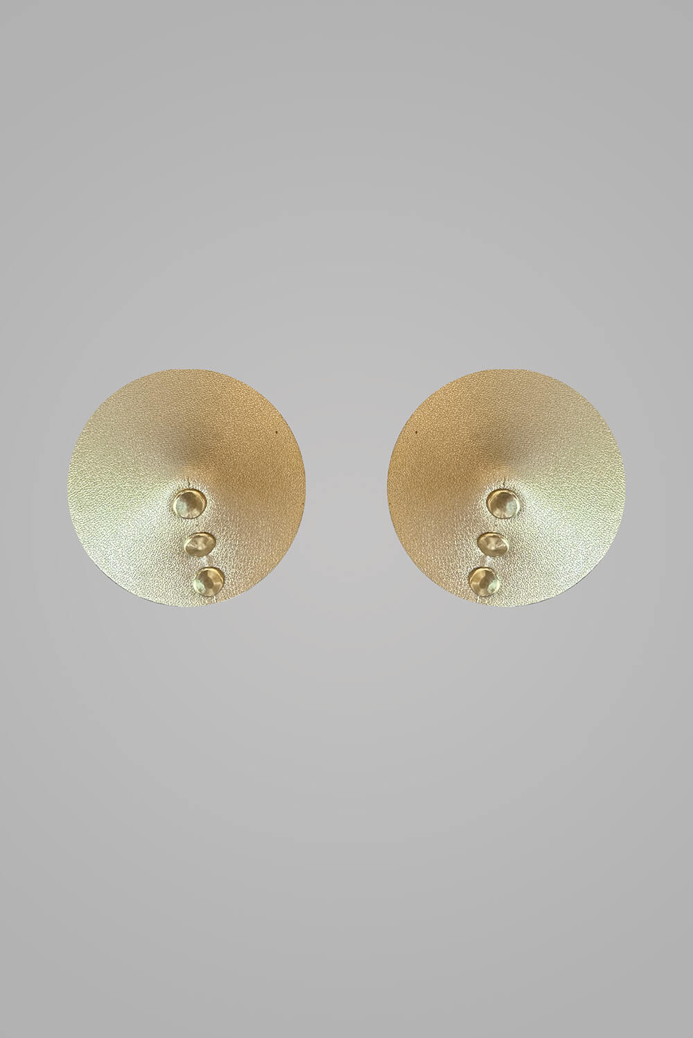 Leather Nipple Stickers Gold - Limited Edition