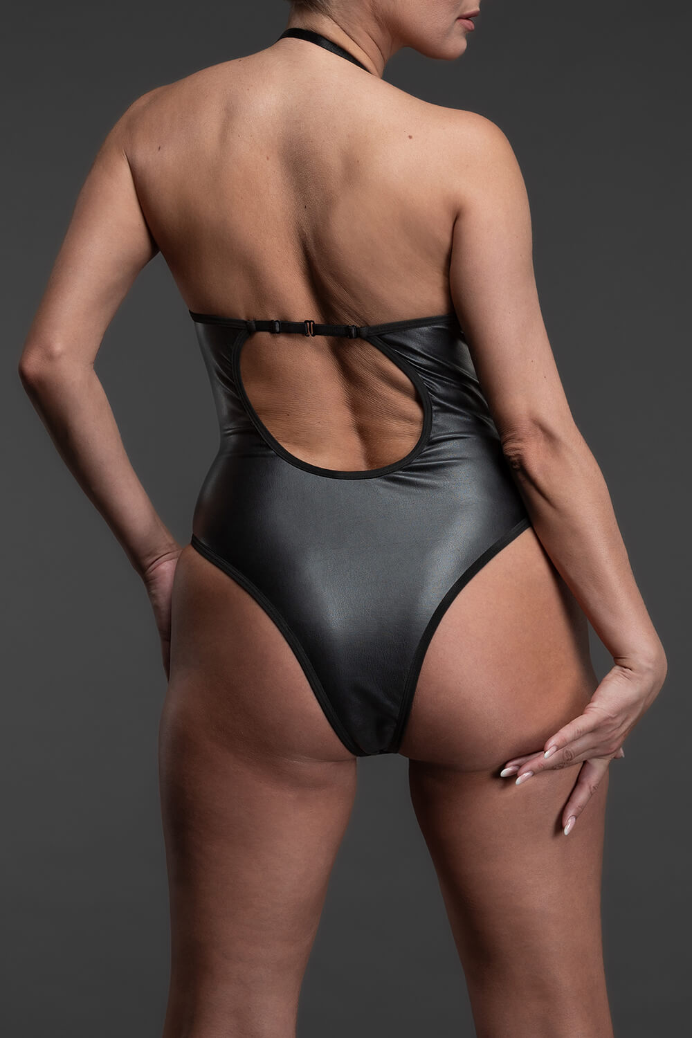 Halter body PU back